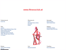 Tablet Screenshot of fitnessclub.at